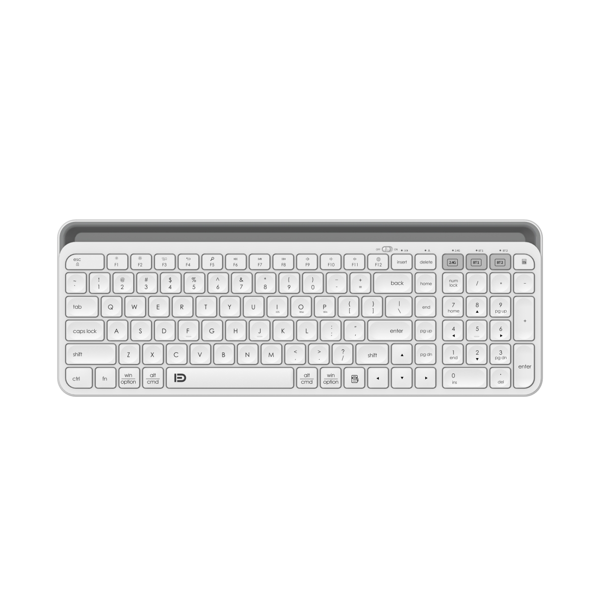 FD K912T Bluetooth Klavye (Beyaz) NT-105011