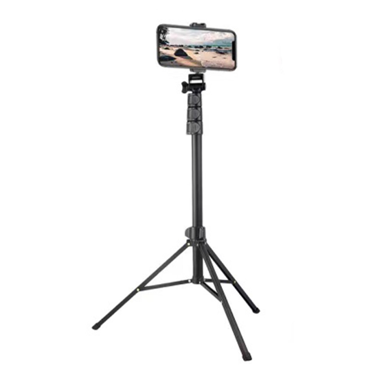 Nettech 869G Alüminyum Telefon-Kamera Tripodu (Siyah) NT-100787