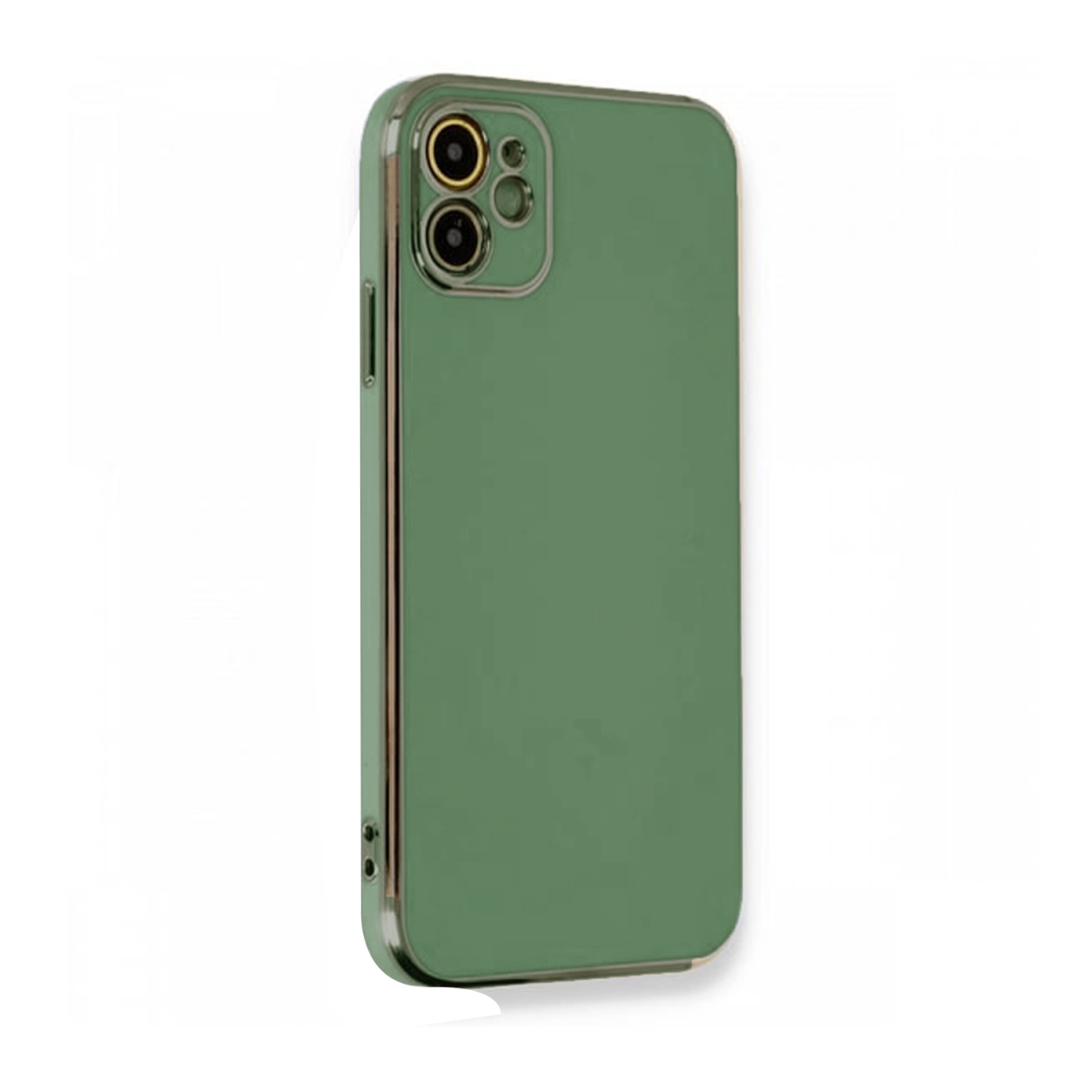 Nettech Apple iPhone 11 Uyumlu Golden Luxury Arka Koruma Kılıf (Yeşil) NT-105733