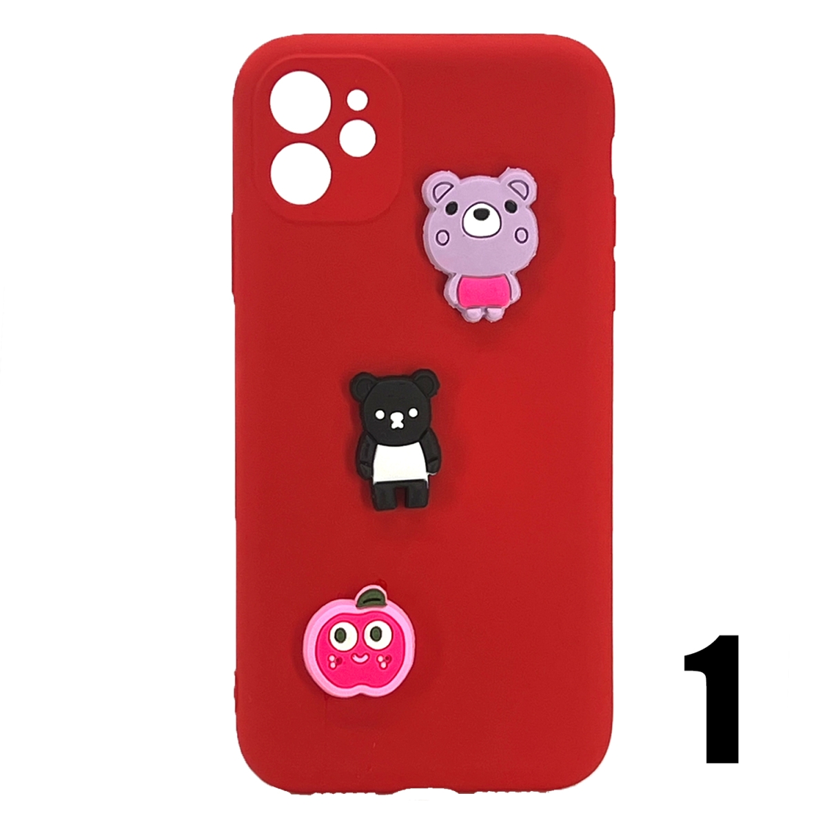 Nettech Apple iPhone 11 Uyumlu Maskot Seri Arka Koruma Kılıf (Karışık Renk) NT-106226