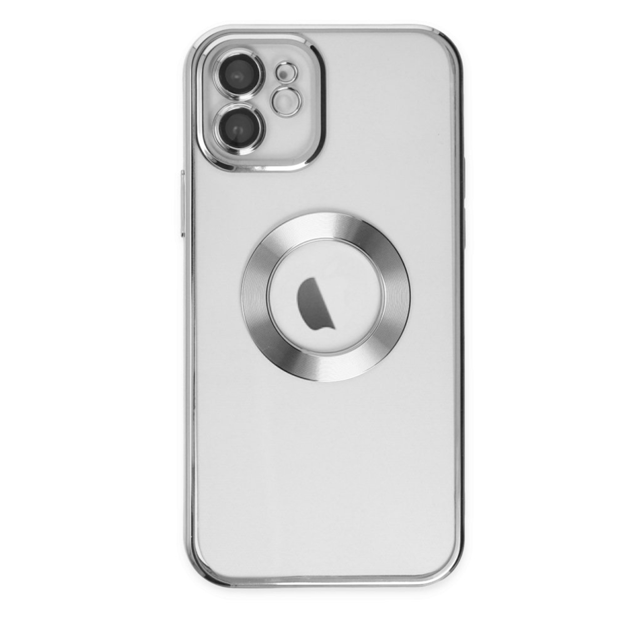 Nettech Apple iPhone 12 Uyumlu Round Silikon Seri Arka Koruma Kılıf (Çeşitli Renk) NT-106854