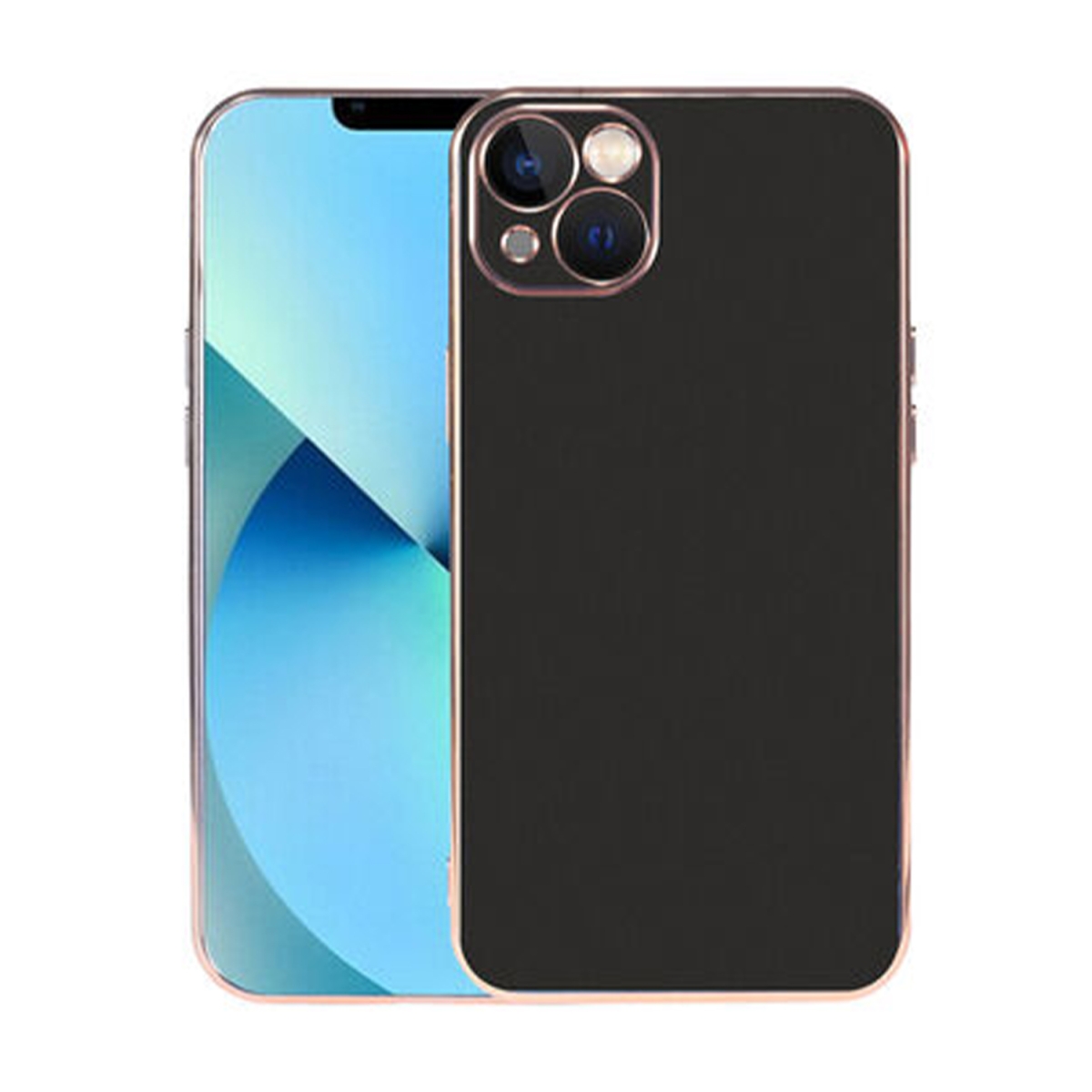 Nettech Apple iPhone 13 Uyumlu Renkli Kenar Zone Seri Arka Koruma Kılıf (Çeşitli Renk) NT-105659