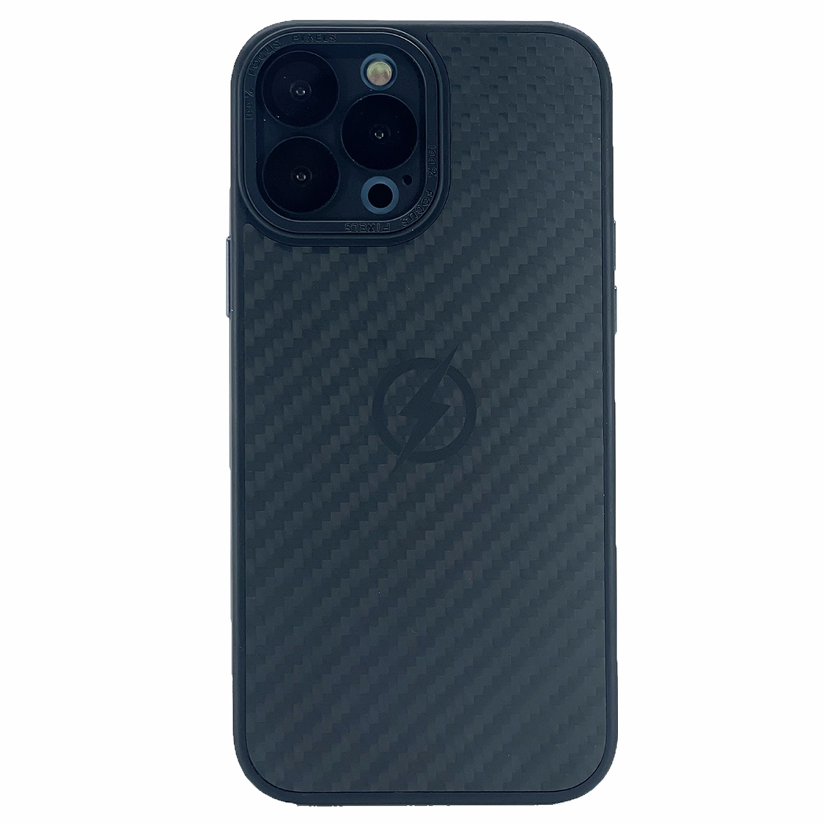 Nettech Apple iPhone 13 pro Uyumlu Grand Karbon Seri Arka Koruma Kılıf (Siyah) NT-100488