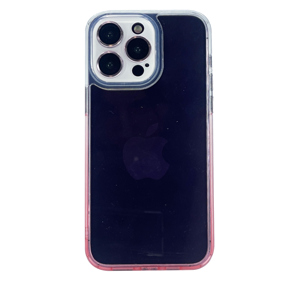 Nettech Apple iPhone 13 pro Uyumlu Kamera Korumalı Yıldız Elmas Seri Arka Koruma Kılıf (Pembe) NT-101203