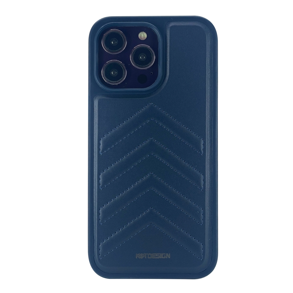 Nettech Apple iPhone 13 pro Uyumlu Lynko Co Deri Seri Arka Koruma Kılıf (Mavi) NT-101705