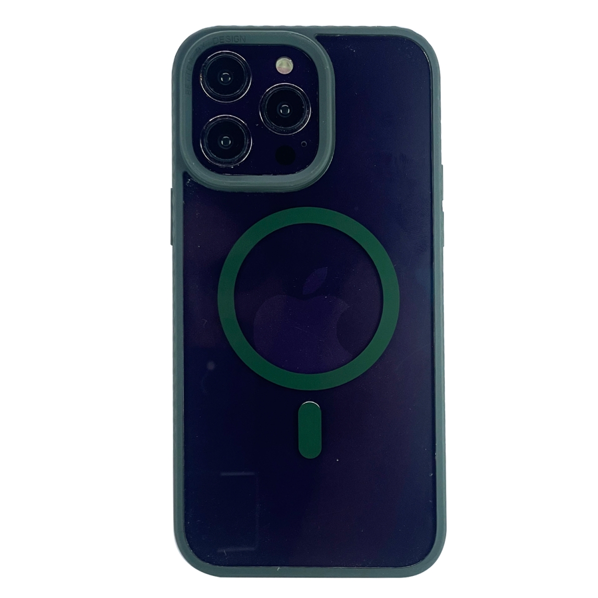 Nettech Apple iPhone 13 pro Uyumlu Şovalye Magsafe Seri Arka Koruma Kılıf (Yeşil) NT-103114