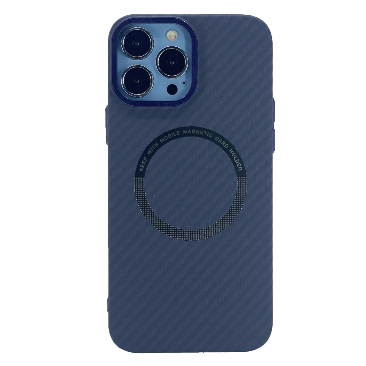 Nettech Apple iPhone 13 pro max Uyumlu Hybrid Karbon Seri Arka Koruma Kılıf (Derin Mor) NT-100527