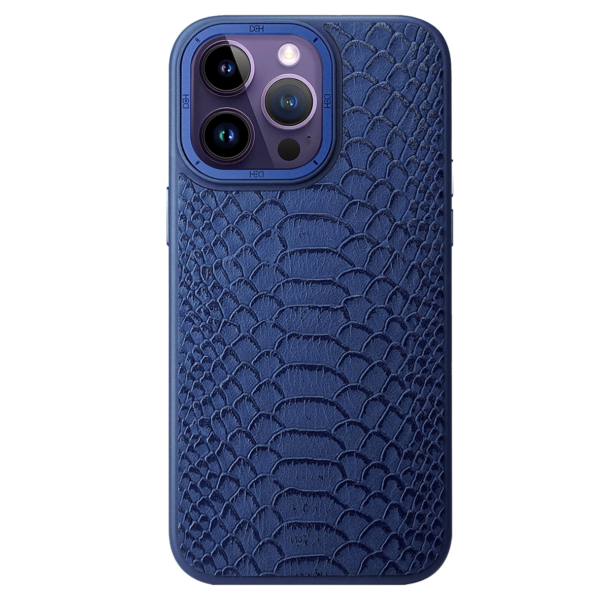 Nettech Apple iPhone 13 pro max Uyumlu Spor Deri Seri Arka Koruma Kılıf (Lacivert) NT-101441