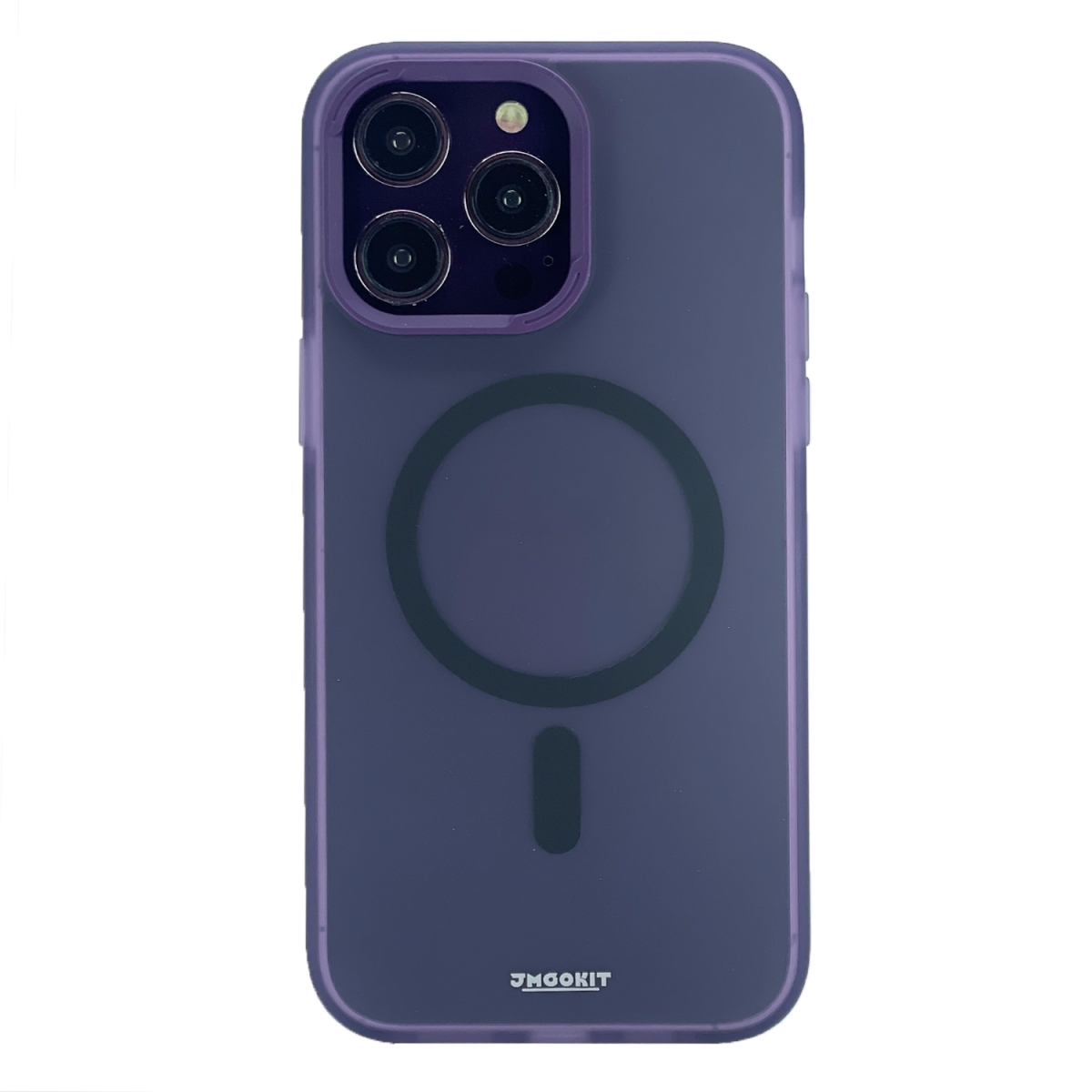 Nettech Apple iPhone 14 Pro Max Uyumlu Zırh Jmookit Magsafe Arka Koruma Kılıf (Mor) NT-101236