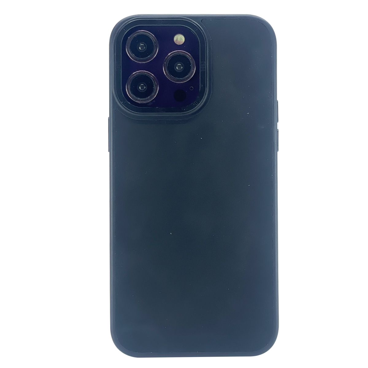 Nettech Apple iPhone 14 Pro Uyumlu Metal Çerçeveli Deri Arka Koruma Kılıf (Siyah) NT-101513