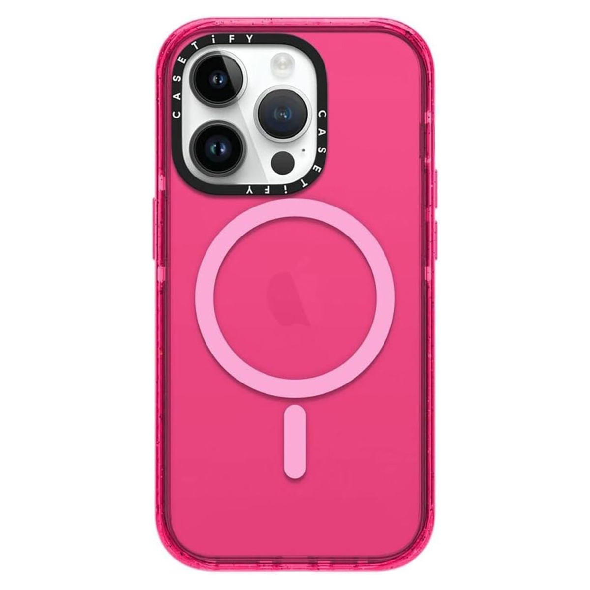 Nettech Apple iPhone 14 Pro Uyumlu Mikallen Magsafe Seri Arka Koruma Kılıf (Pembe) NT-103361