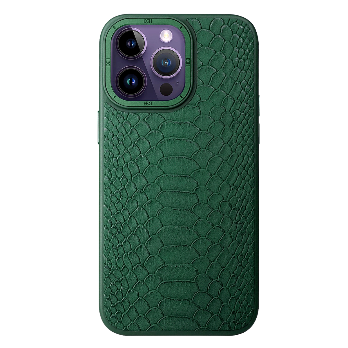 Nettech Apple iPhone 14 Pro Uyumlu Spor Deri Seri Arka Koruma Kılıf (Yeşil) NT-101444