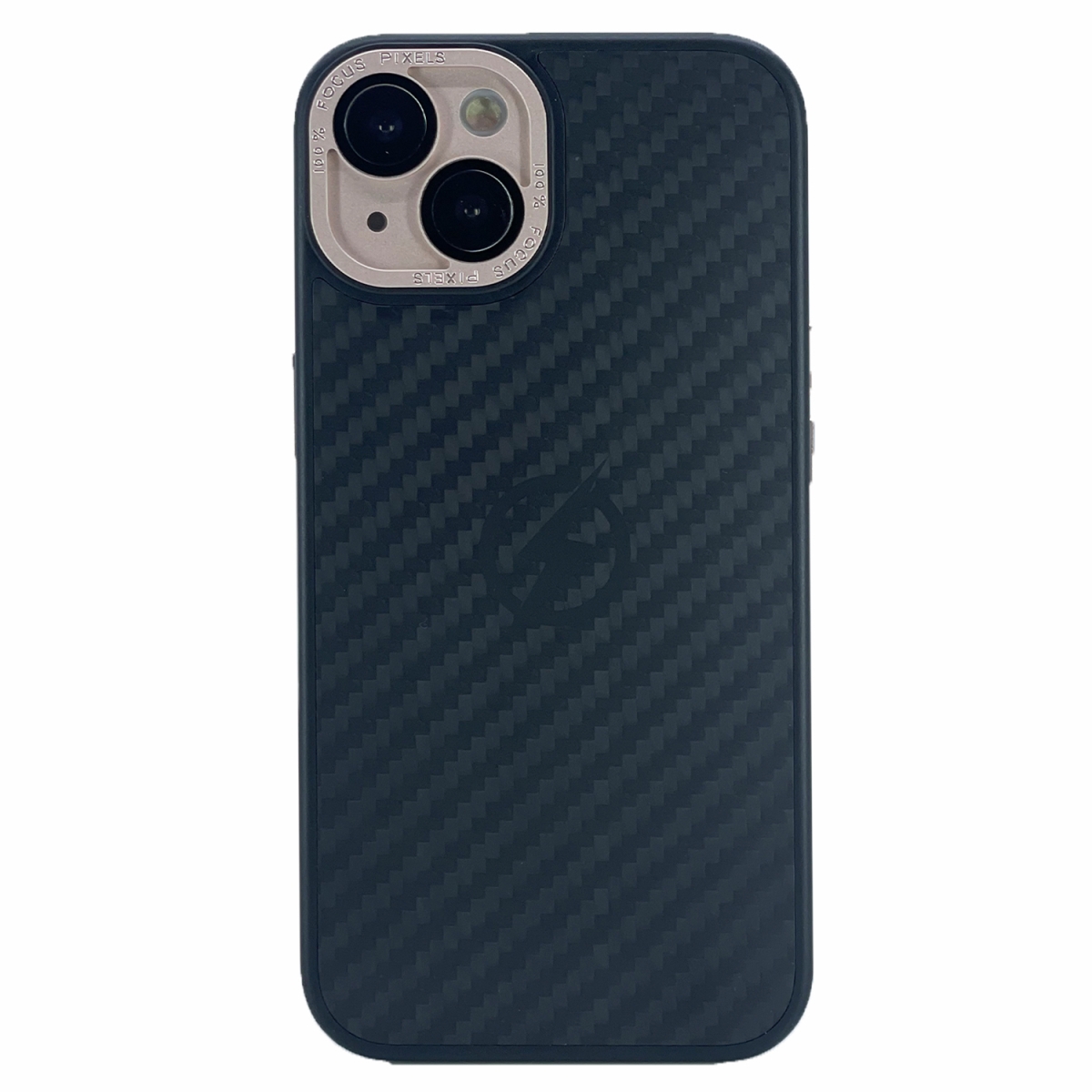 Nettech Apple iPhone 14 Uyumlu Grand Karbon Seri Arka Koruma Kılıf (Pembe) NT-100478