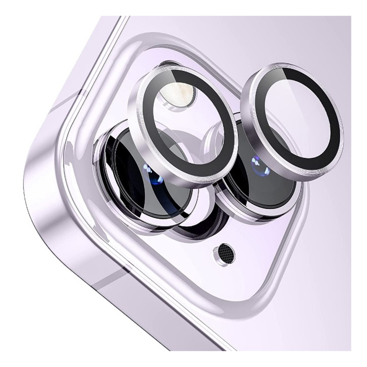 Nettech Apple iPhone 14 Uyumlu Safir Lens Kamera Cam Koruyucu (Mor) NT-103550