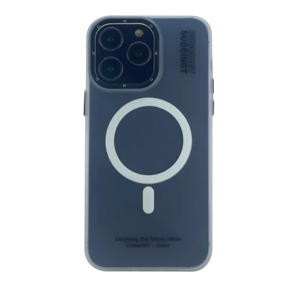 Nettech Apple iPhone 15 Pro Max Uyumlu NT-N002 Magsafe Arka Koruma Kılıf (Beyaz) NT-103269