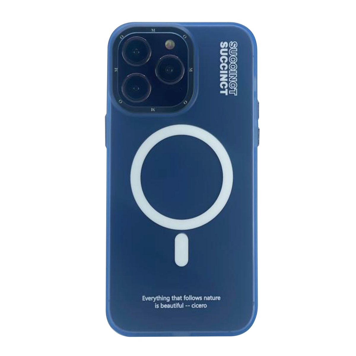 Nettech Apple iPhone 15 Pro Max Uyumlu NT-N002 Magsafe Arka Koruma Kılıf (Mavi) NT-103267