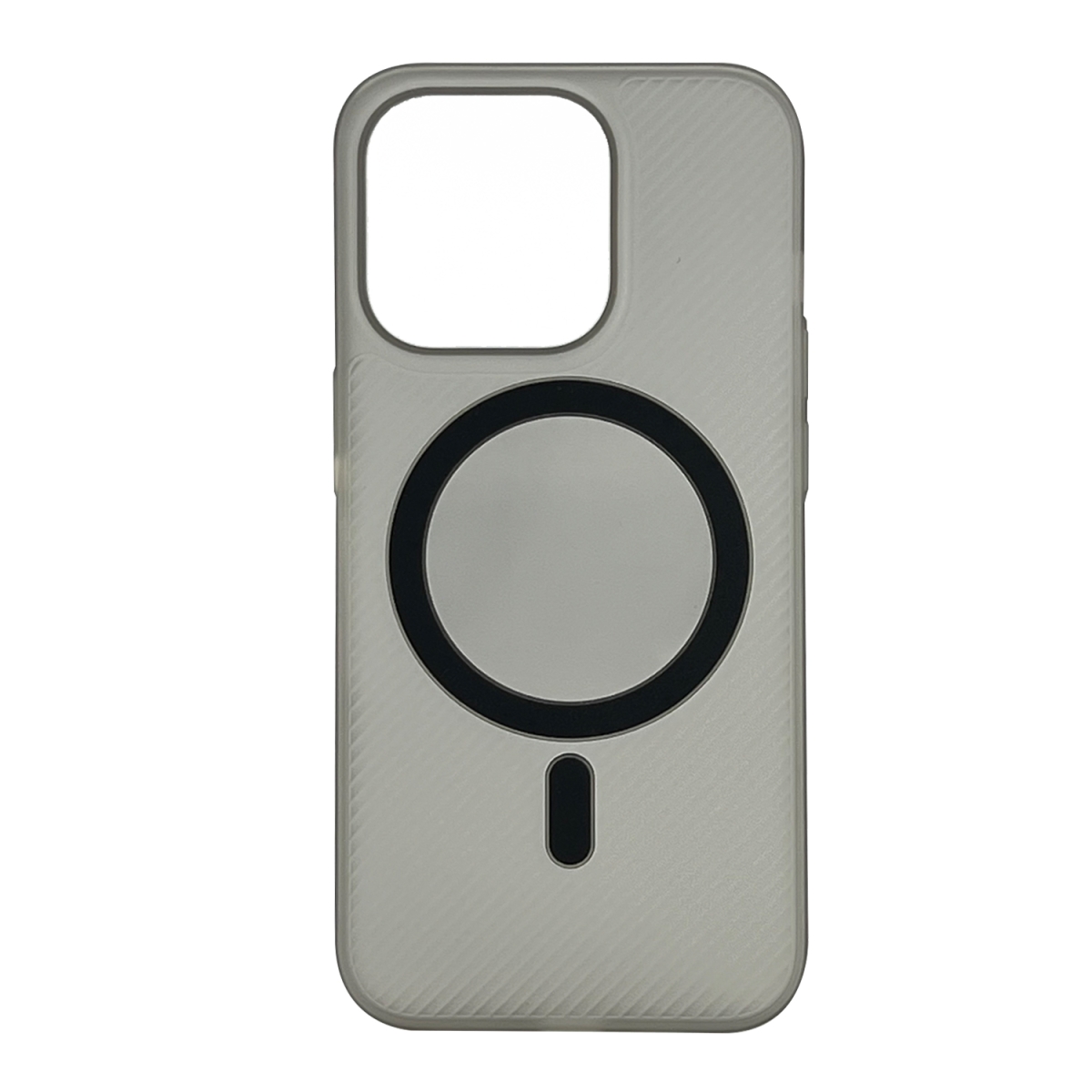 Nettech Apple iPhone 15 Pro Max Uyumlu NT-N010 Slim Magsafe Arka Koruma Kılıf (Gri) NT-104513