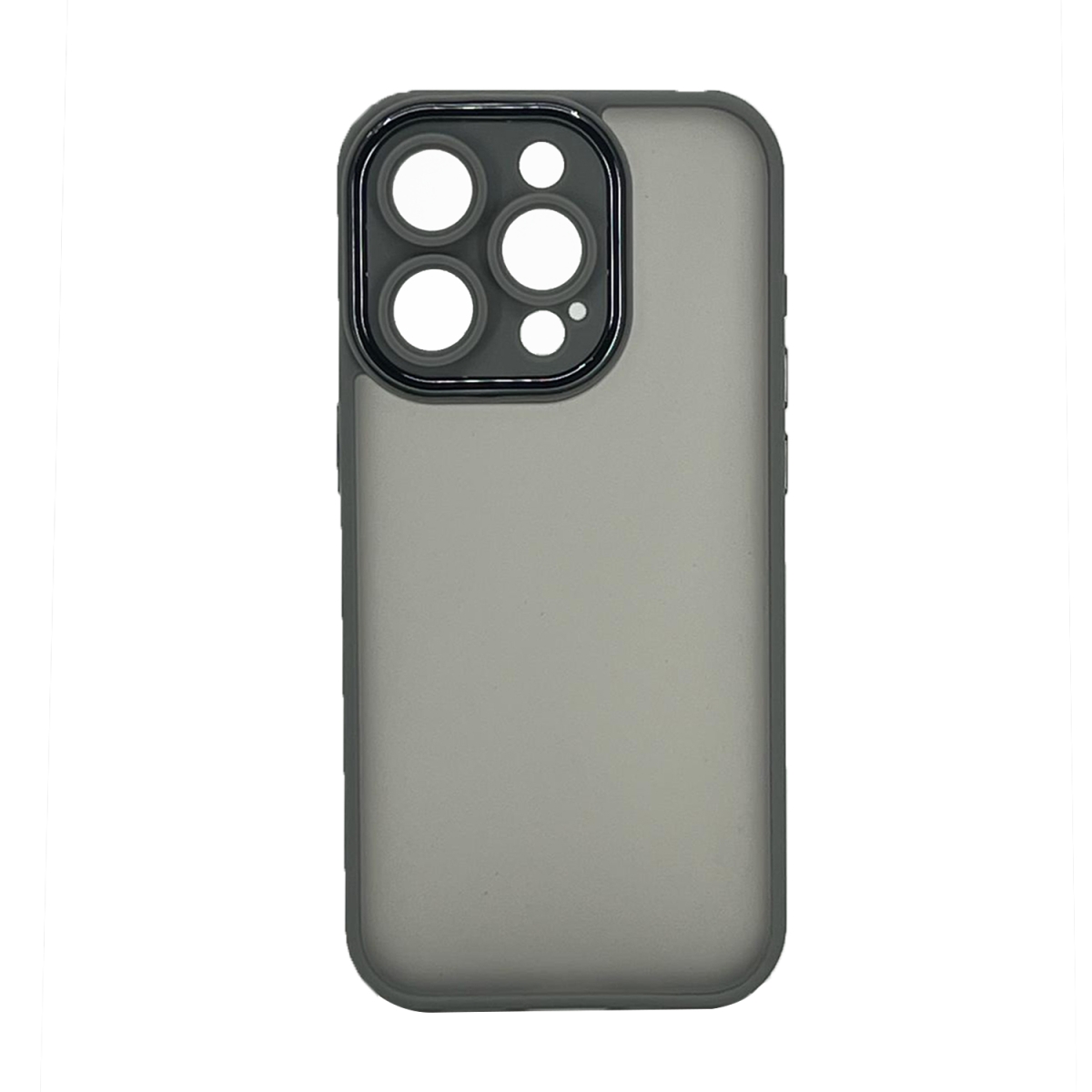 Nettech Apple iPhone 15 Pro Uyumlu Arka Koruma Kılıf (Gri) NT-105676