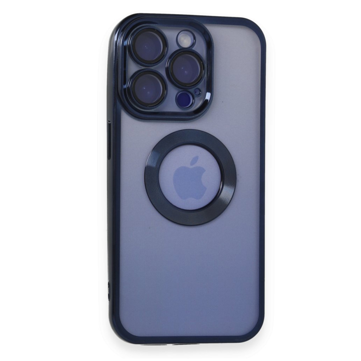 Nettech Apple iPhone 15 Pro Uyumlu Round Silikon Seri Arka Koruma Kılıf (Çeşitli Renk) NT-107267