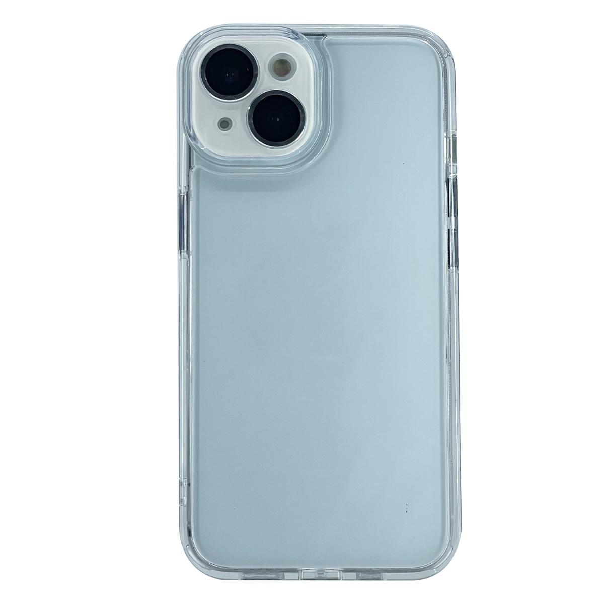 Nettech Apple iPhone 15 Uyumlu Kamera Korumalı Yıldız Elmas Seri Arka Koruma Kılıf (Beyaz) NT-104529