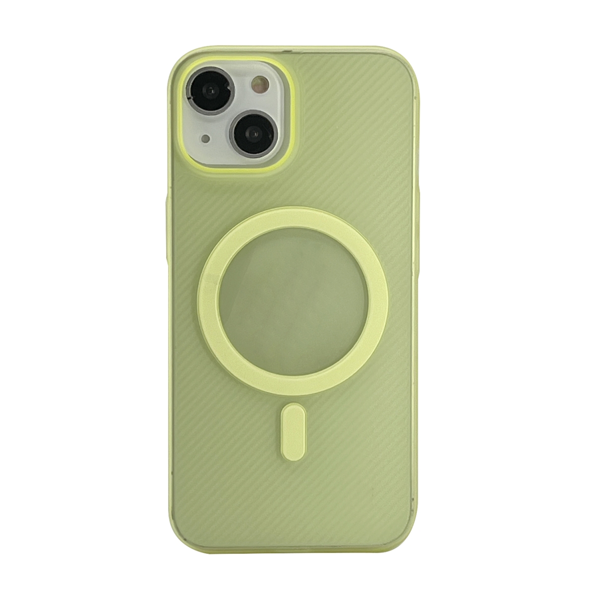 Nettech Apple iPhone 15 Uyumlu NT-N010 Slim Magsafe Arka Koruma Kılıf (Sarı) NT-104501