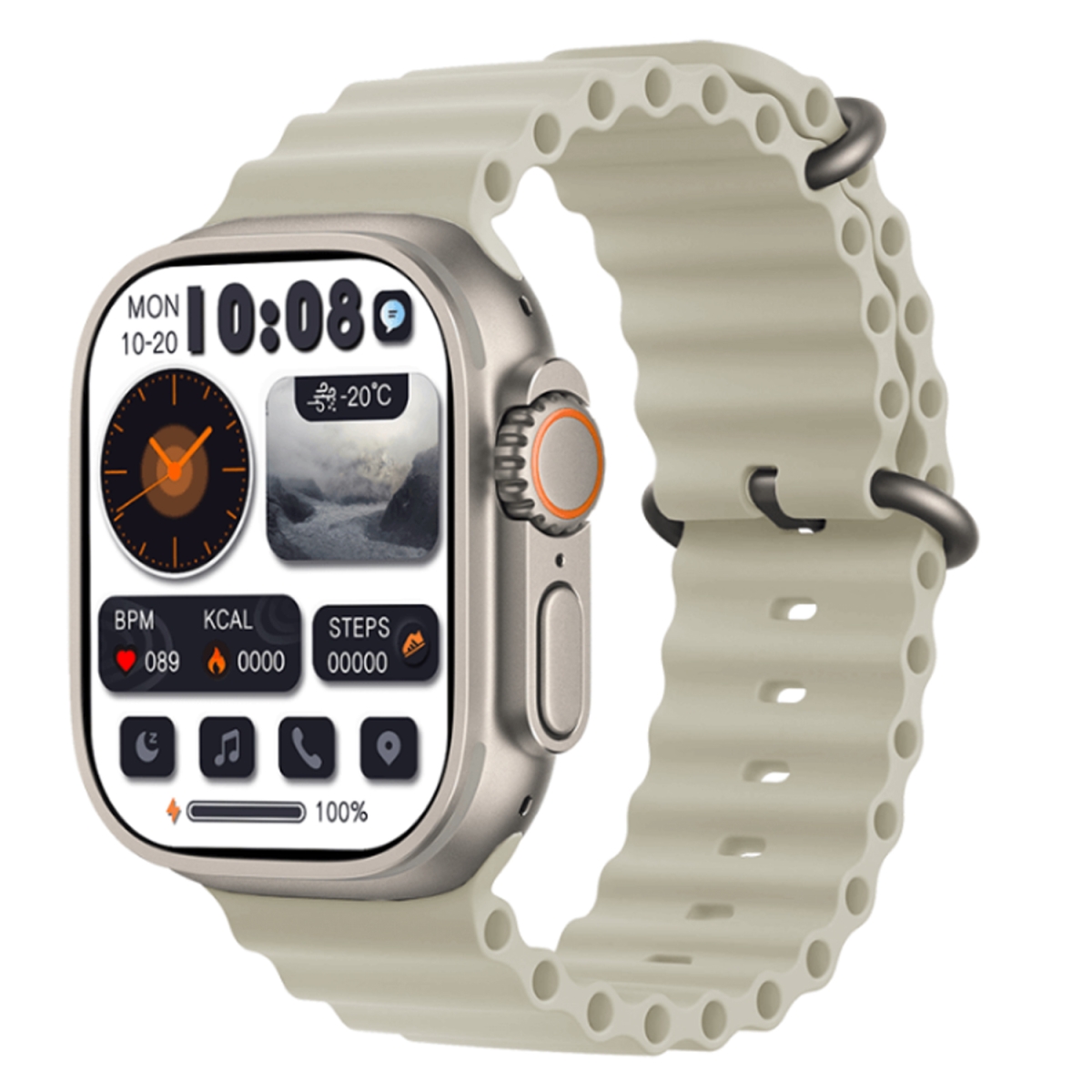 Nettech HK8 Pro Max Akıllı Saat (Gold) NT-100834