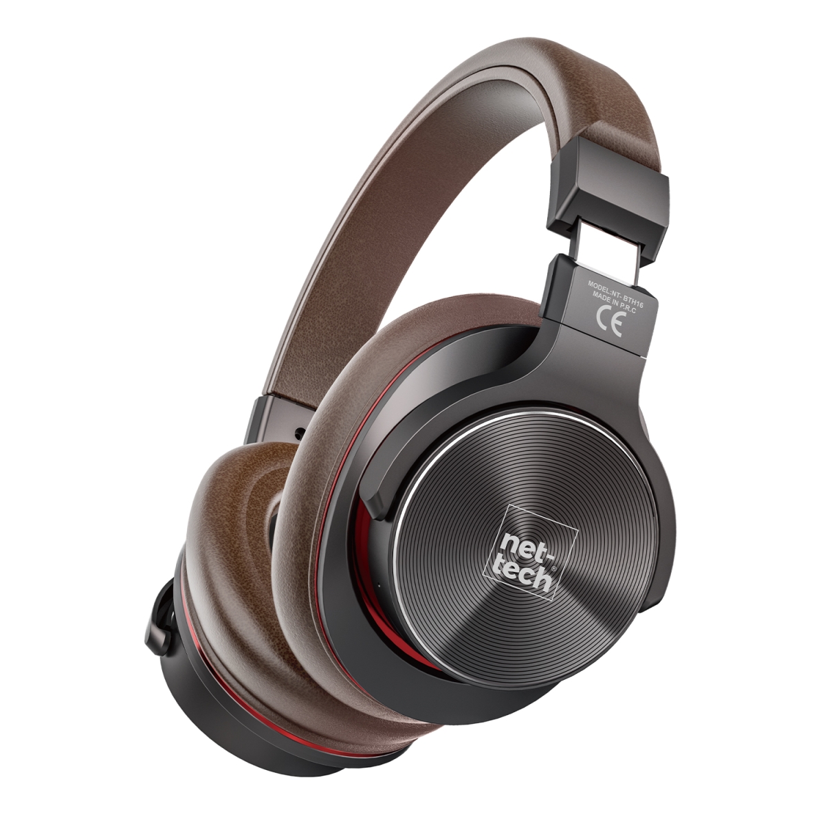 Nettech NT-BTH16 Kulak Üstü Kulak Üstü Kulaklık (Kahverengi) NT-103802