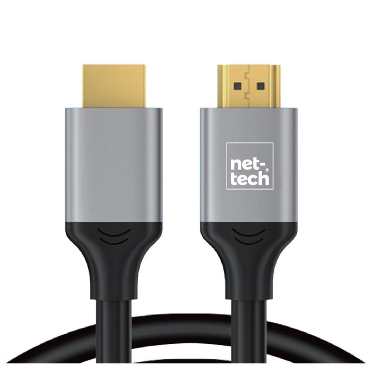 Nettech NT-HD01 4K İp Örgü 150 Cm Hdmi Kablo (Siyah) NT-100949