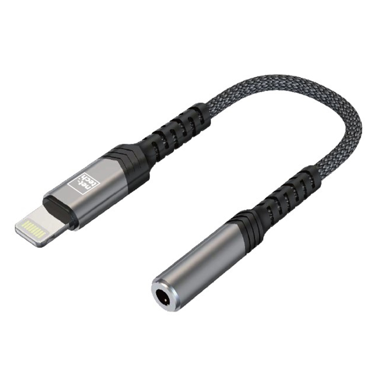 Nettech NT-OT01 Lightning To Jack Dönüştürücü (Siyah) NT-100947