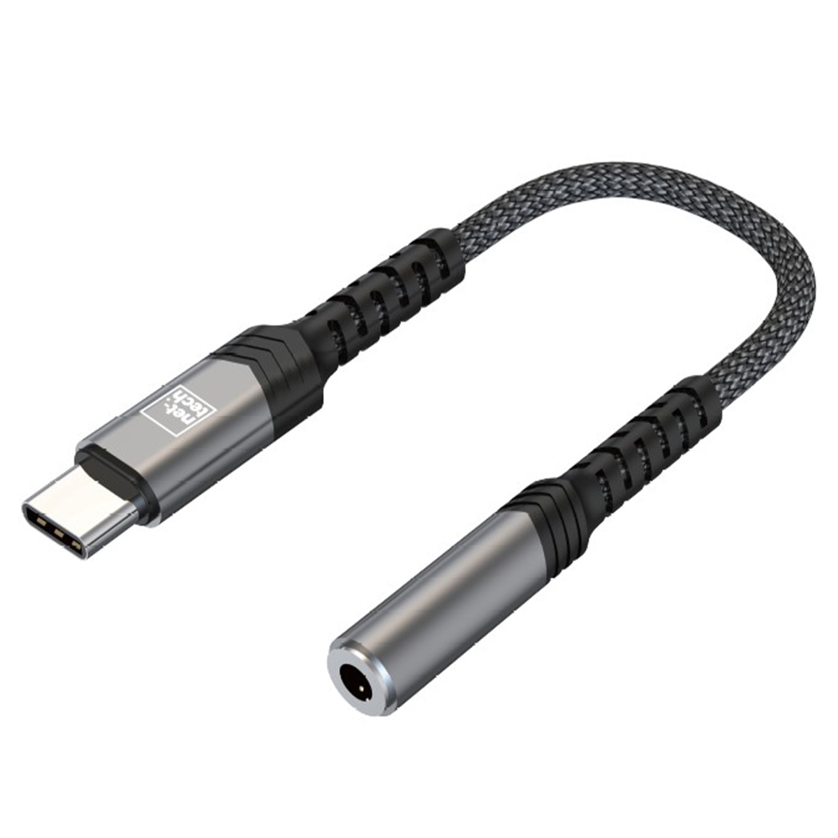 Nettech NT-OT02 Type-C To Aux Dönüştürücü (Siyah) NT-100948