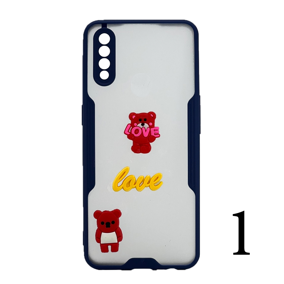 Nettech Oppo A31 2020 Uyumlu Maskot Seri Arka Koruma Kılıf (Karışık Renk) NT-106258