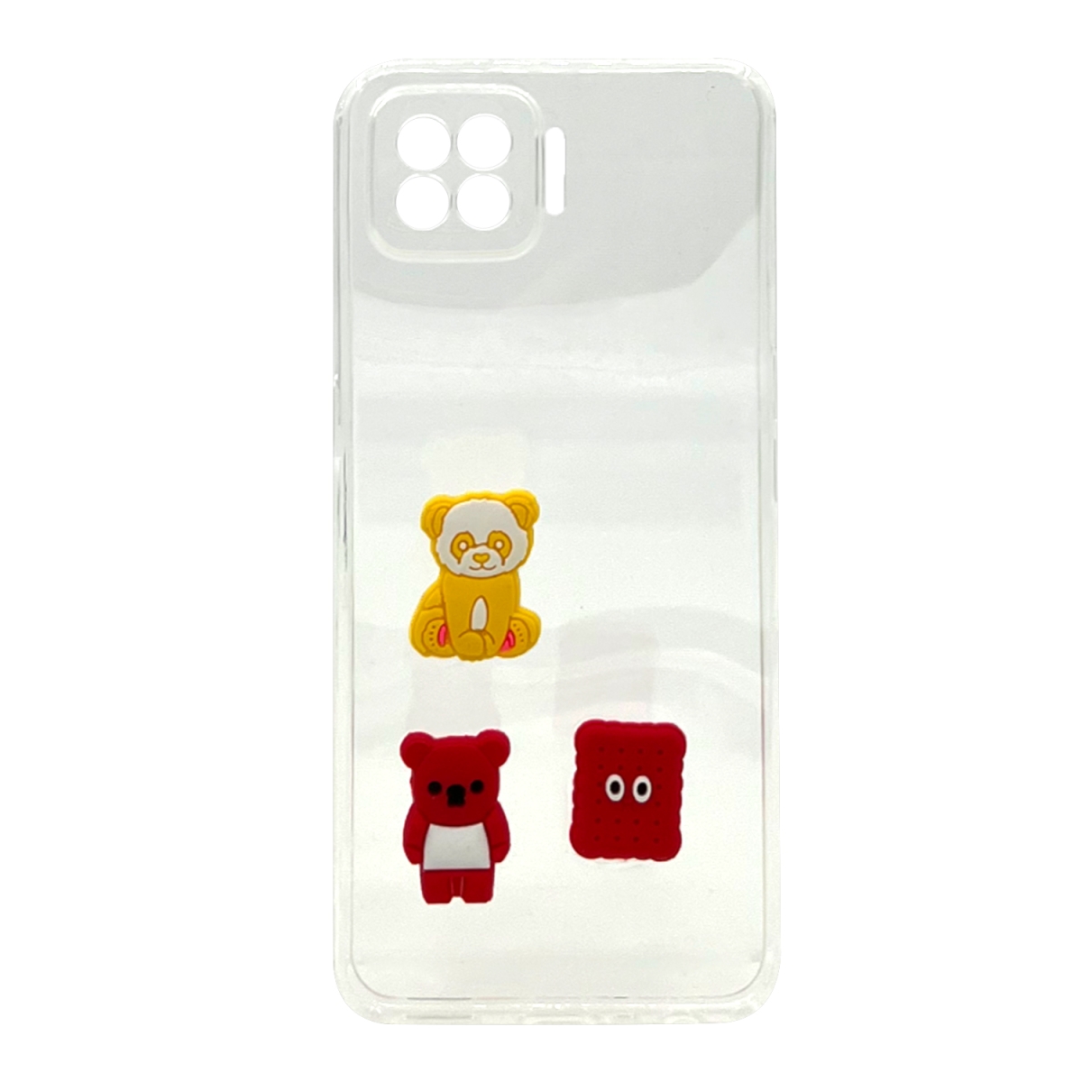 Nettech Oppo A73 Uyumlu Maskot Seri Arka Koruma Kılıf (Şeffaf) NT-106182