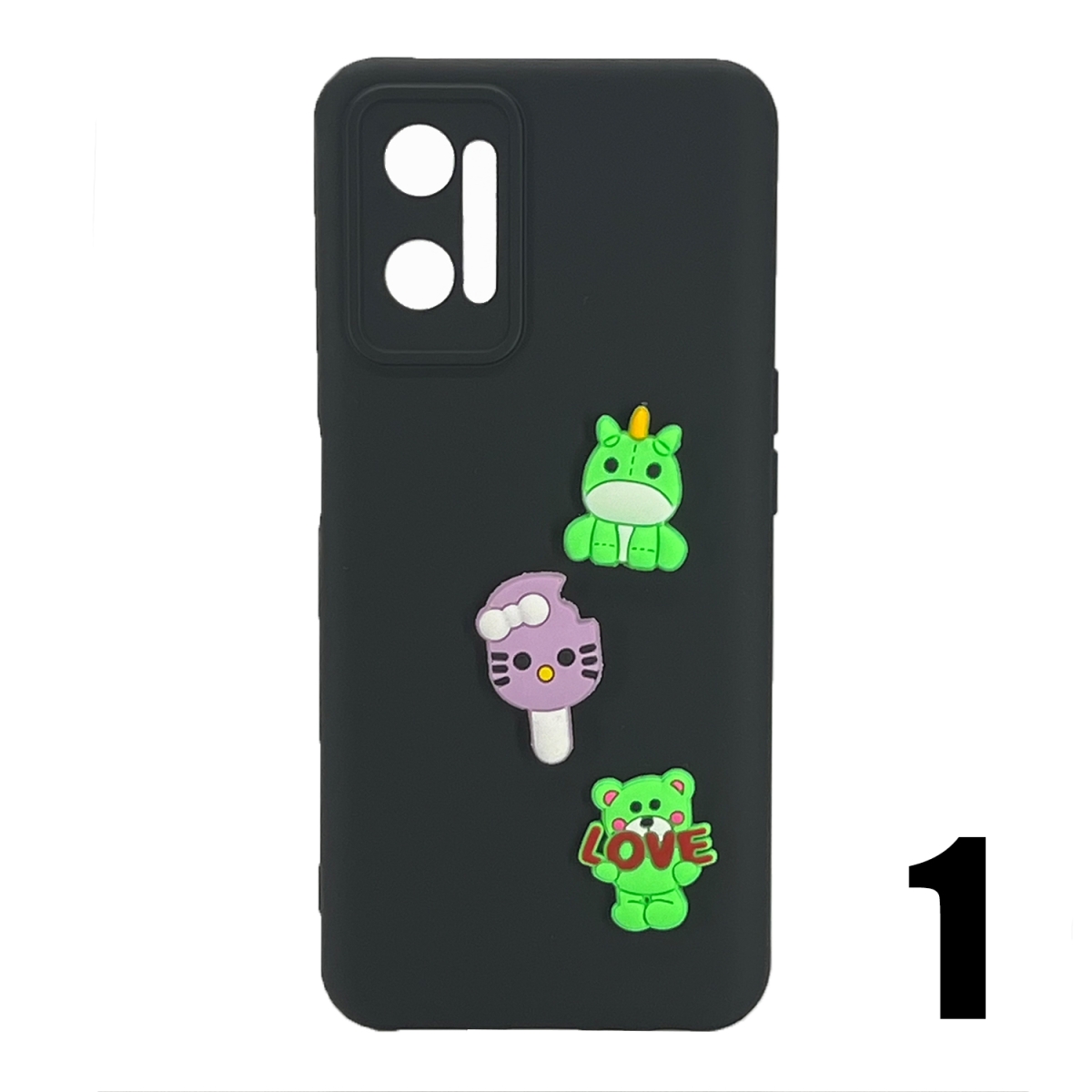 Nettech Oppo A96 Uyumlu Maskot Seri Arka Koruma Kılıf (Karışık Renk) NT-106216