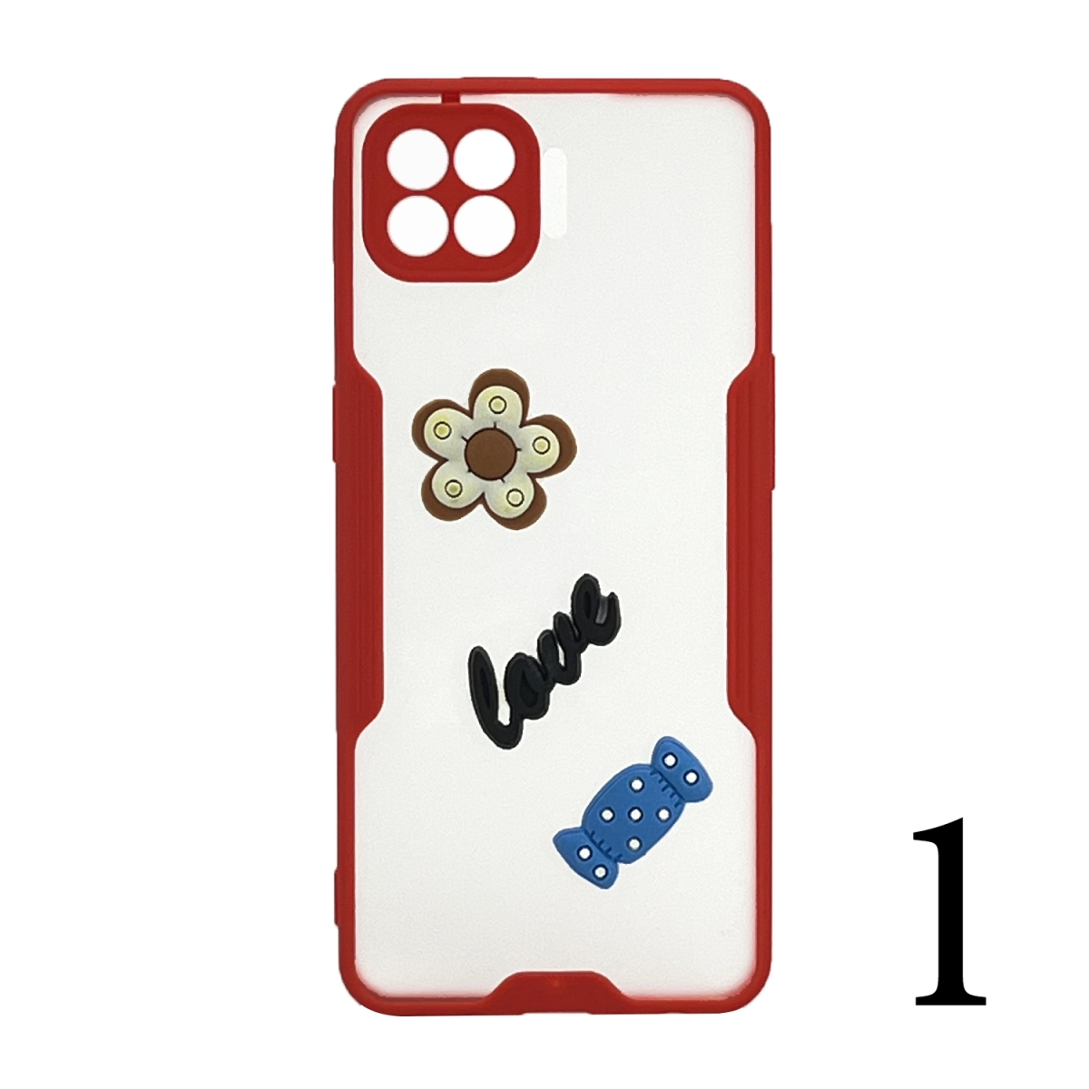 Nettech Oppo Reno 4 Lite Uyumlu Maskot Seri Arka Koruma Kılıf (Karışık Renk) NT-106254