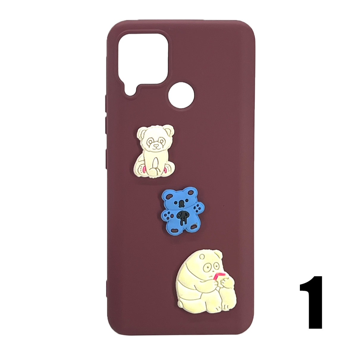 Nettech Realme C25 Uyumlu Maskot Seri Arka Koruma Kılıf (Karışık Renk) NT-106221