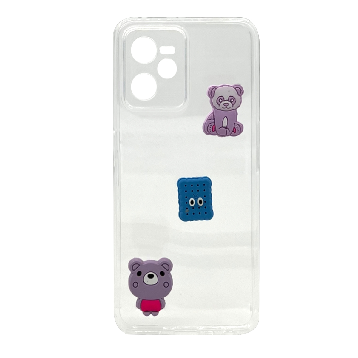 Nettech Realme C35 Uyumlu Maskot Seri Arka Koruma Kılıf (Şeffaf) NT-106178