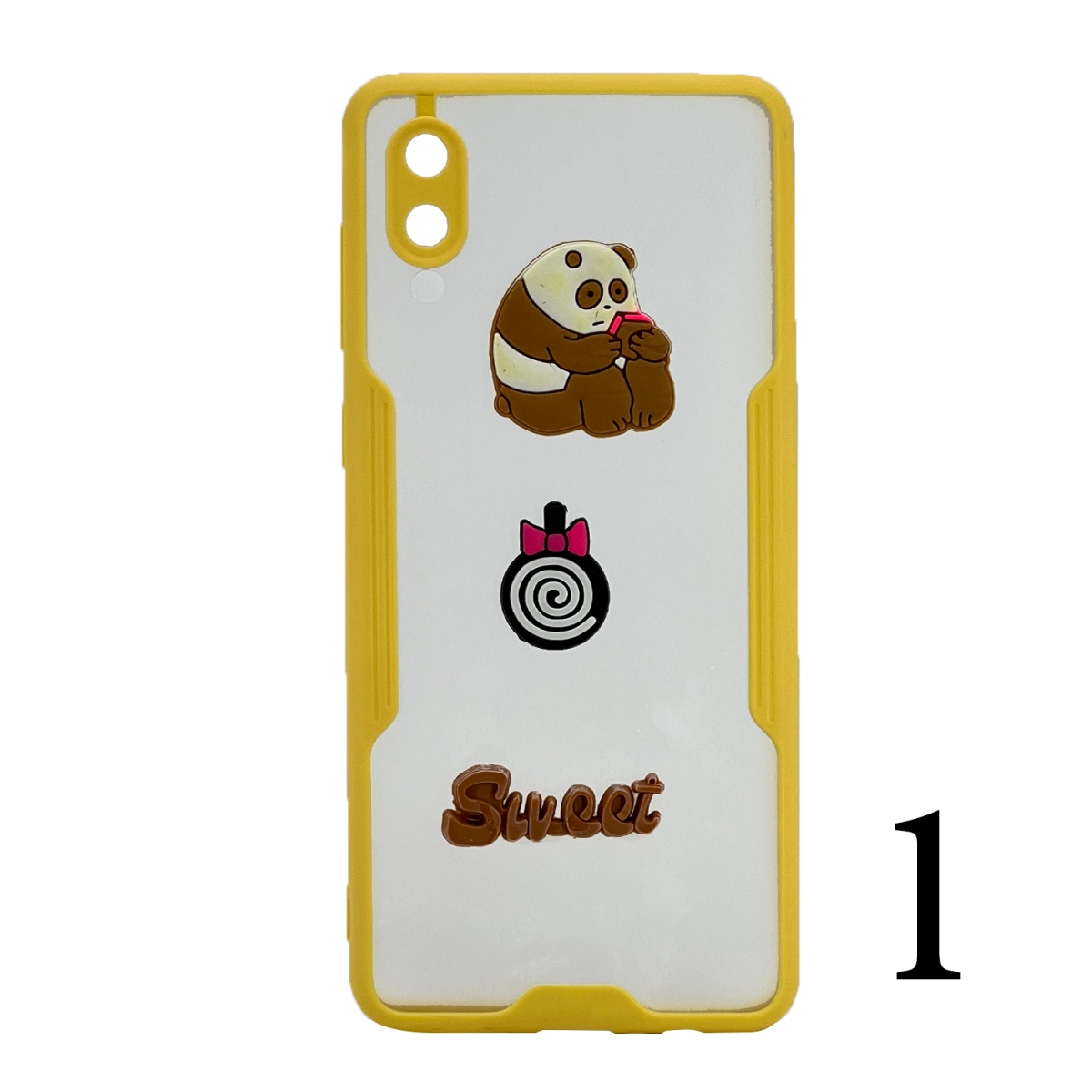 Nettech Samsung Galaxy A02 Uyumlu Maskot Seri Arka Koruma Kılıf (Karışık Renk) NT-106243