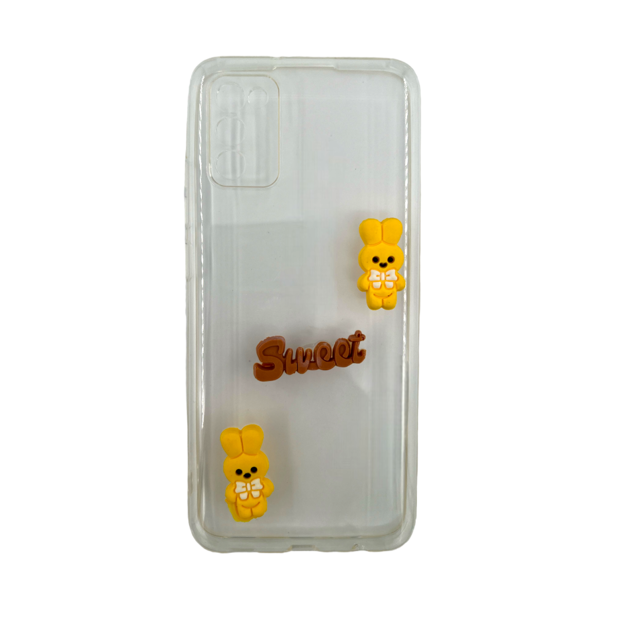 Nettech Samsung Galaxy A02S Uyumlu Maskot Seri Arka Koruma Kılıf (Şeffaf) NT-106177