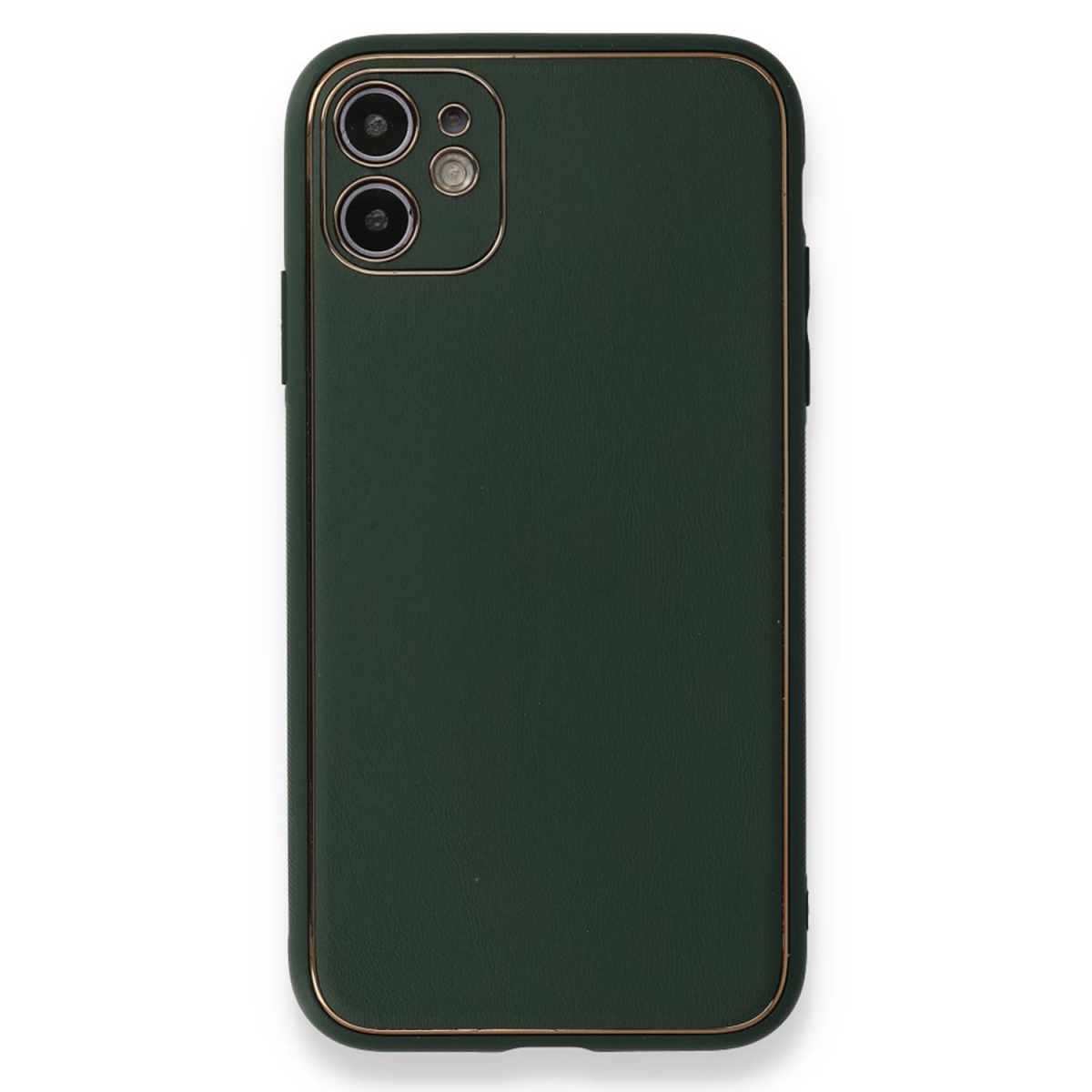 Nettech Samsung Galaxy A04E Uyumlu Coco Leather Seri Arka Koruma Kılıf (Yeşil) NT-102146