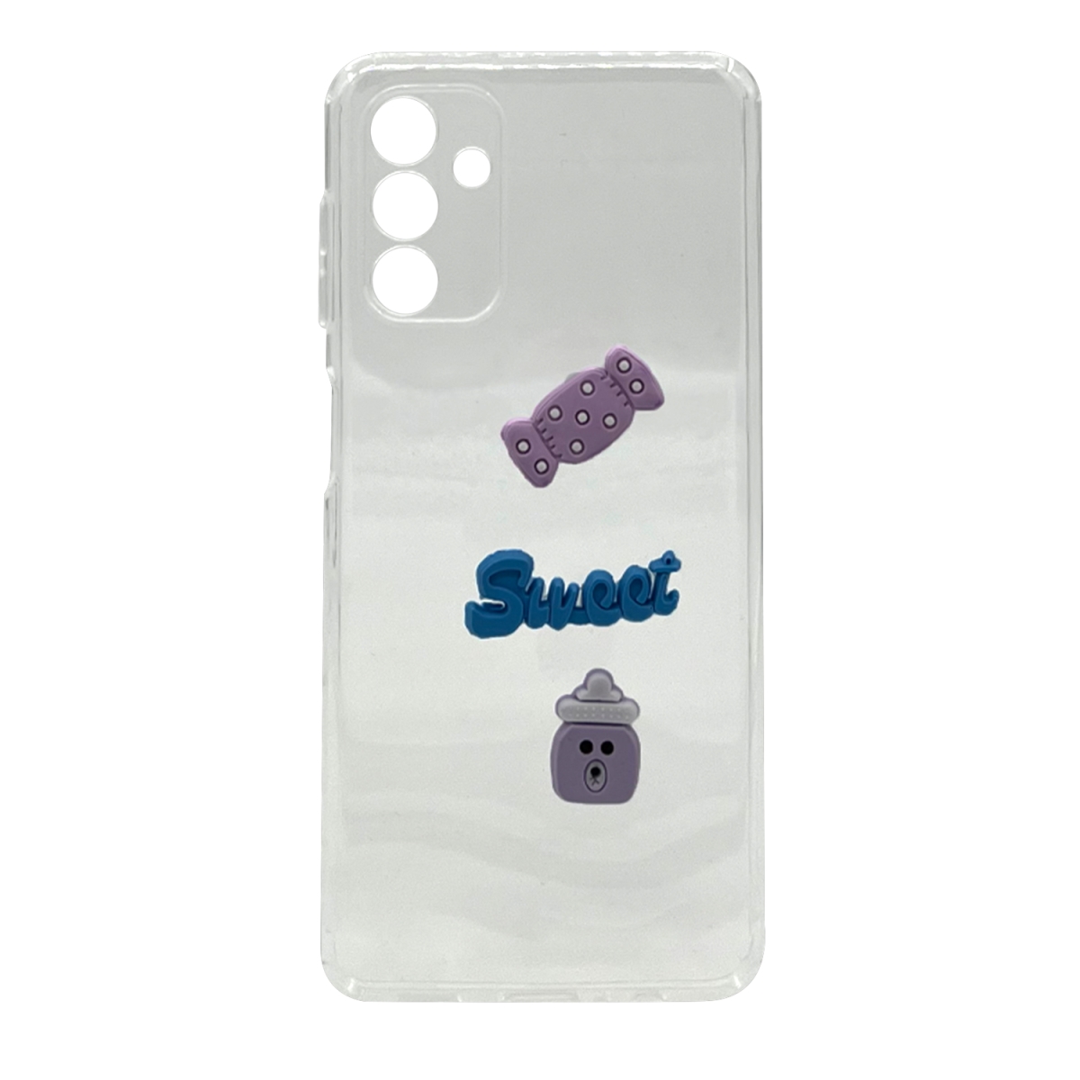 Nettech Samsung Galaxy A04S Uyumlu Maskot Seri Arka Koruma Kılıf (Şeffaf) NT-106176