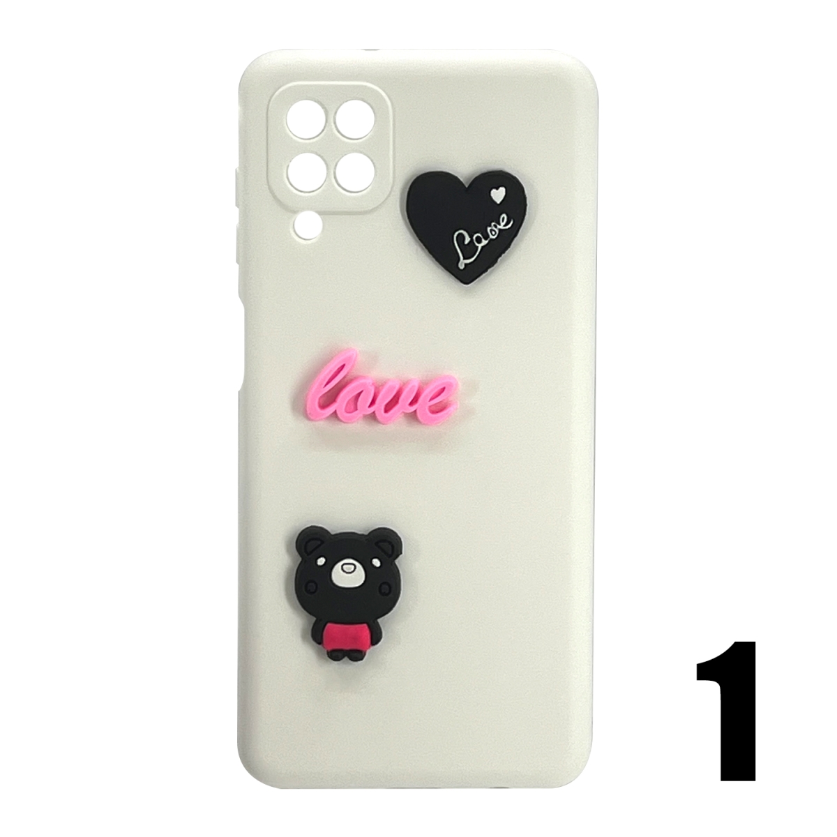 Nettech Samsung Galaxy A12 Uyumlu Maskot Seri Arka Koruma Kılıf (Karışık Renk) NT-106228