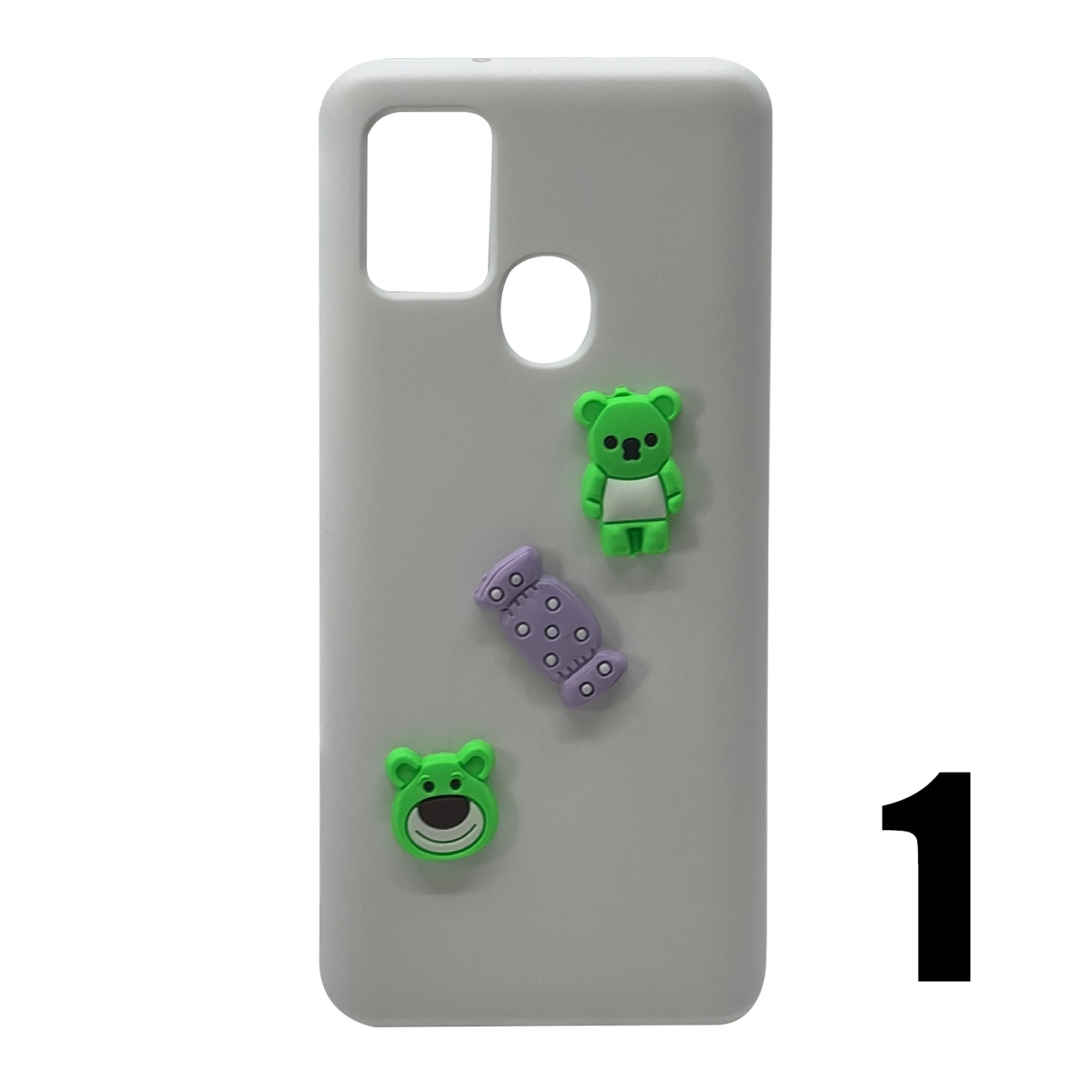 Nettech Samsung Galaxy A21S Uyumlu Maskot Seri Arka Koruma Kılıf (Karışık Renk) NT-106219