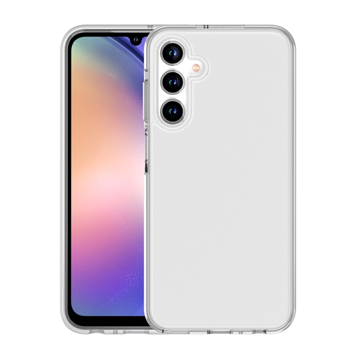 Nettech Samsung Galaxy A25 Uyumlu Lüx Seri Kamera Korumalı Arka Koruma Kılıf (Şeffaf) NT-105359