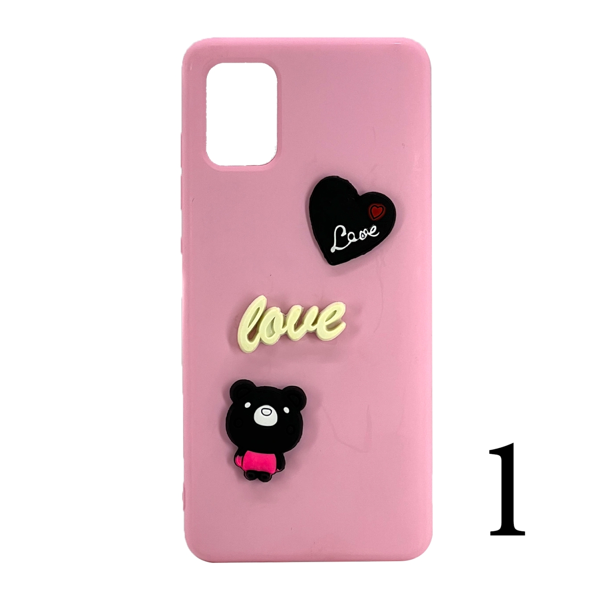 Nettech Samsung Galaxy A51 Uyumlu Maskot Seri Arka Koruma Kılıf (Karışık Renk) NT-106207