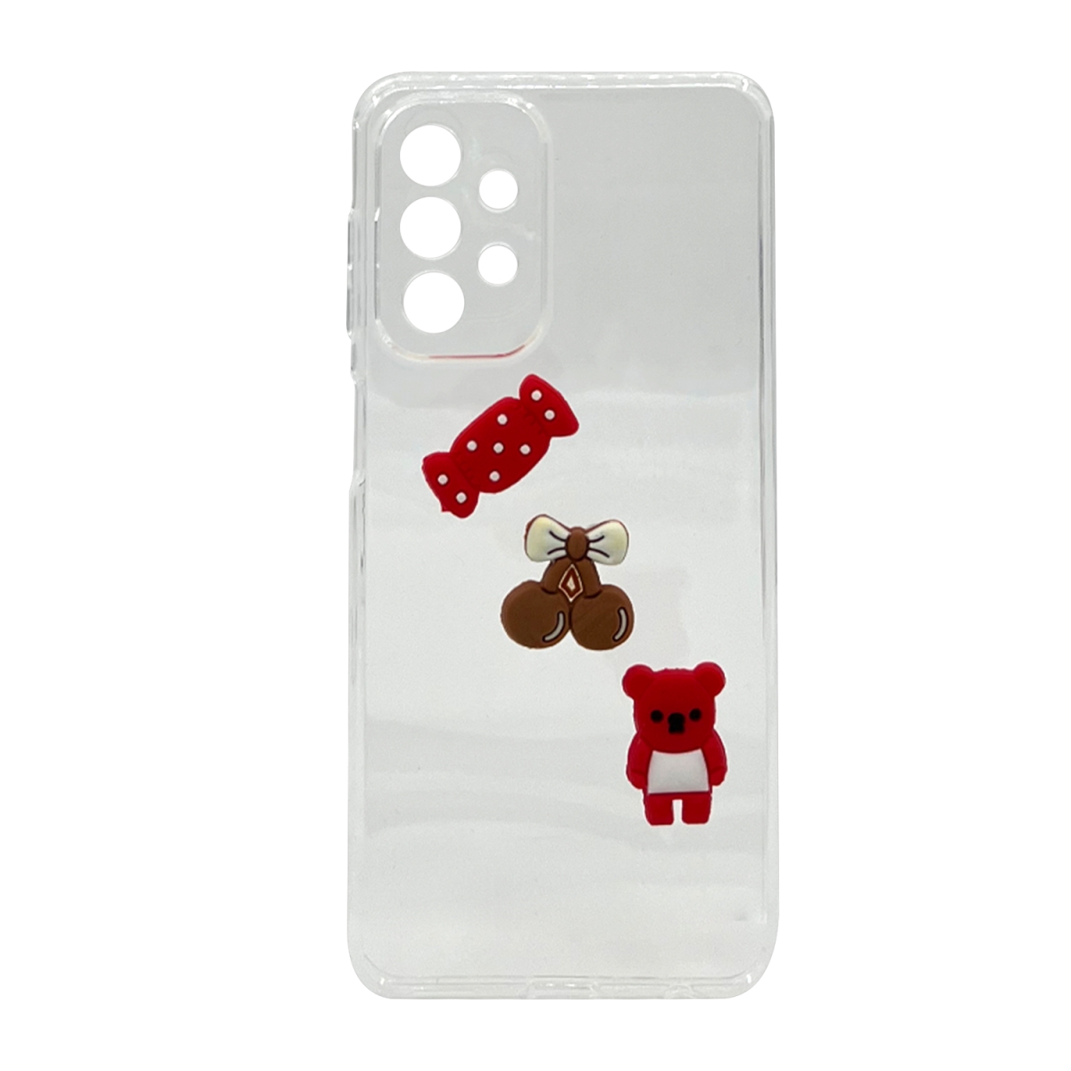 Nettech Samsung Galaxy A53 5G Uyumlu Maskot Seri Arka Koruma Kılıf (Şeffaf) NT-106173