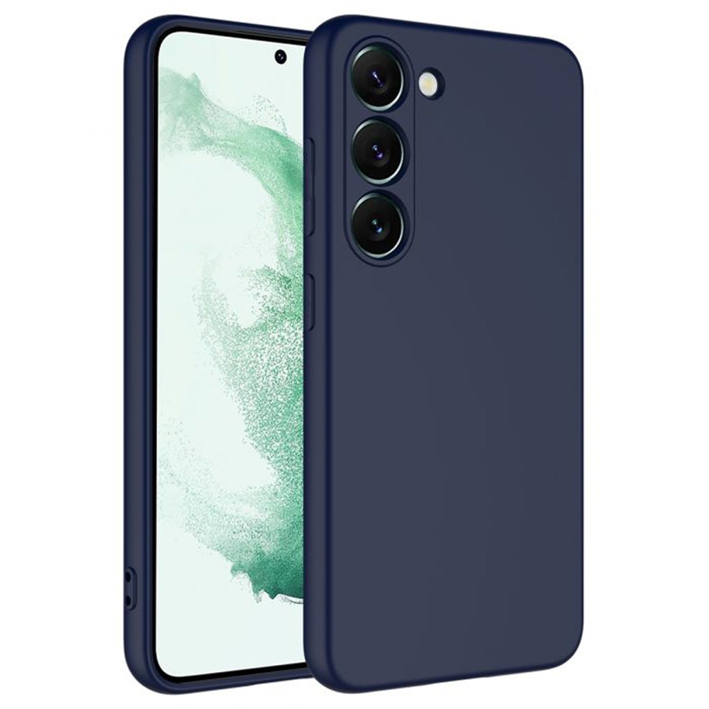 Nettech Samsung Galaxy S23 Plus Uyumlu Lansman Seri Arka Koruma Kılıf (Lacivert) NT-100655