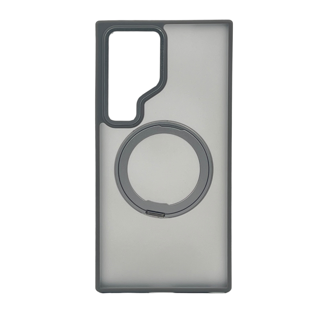 Nettech Samsung Galaxy S24 Ultra Uyumlu MagSafe Mıknatıslı Seri Arka Koruma Kılıf (Gri) NT-107971