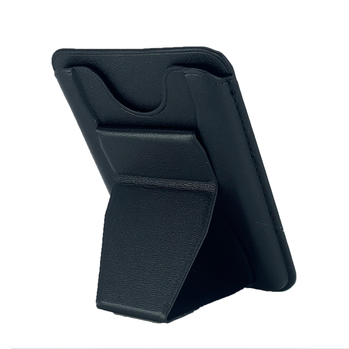 Nettech Telefon Yapışkanlı Deri Kartlık Cüzdan (Siyah) NT-100597