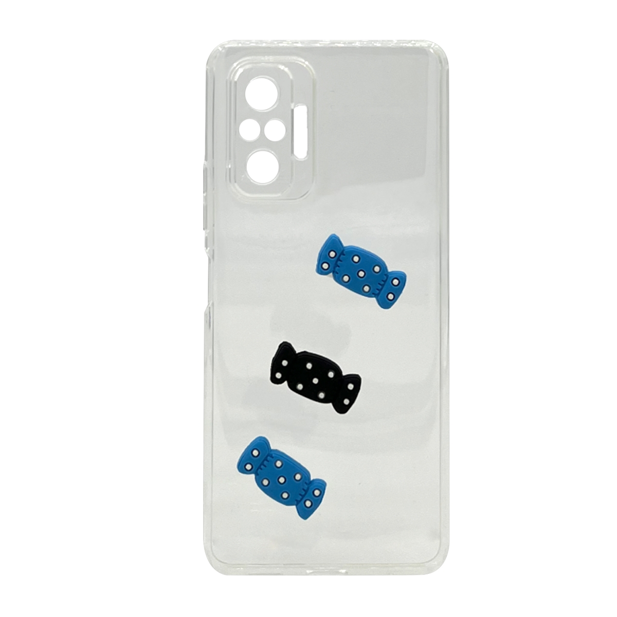 Nettech Xiaomi Redmi Note 10 Pro 4G Uyumlu Maskot Seri Arka Koruma Kılıf (Şeffaf) NT-106179