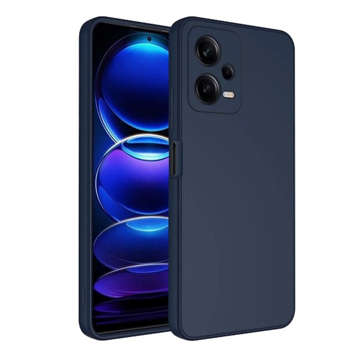 Nettech Xiaomi Redmi Note 12 5G Uyumlu Nano Arka Koruma Kılıf (Lacivert) NT-106116